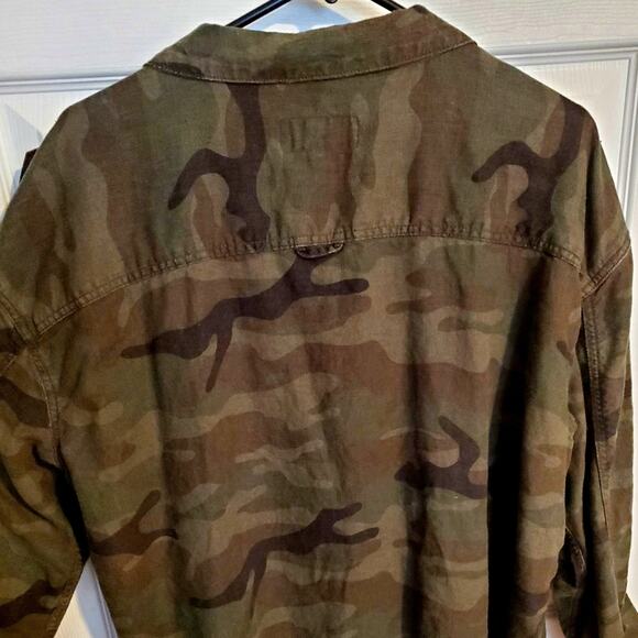 TIME and TRU Woman's button up camouflage lightweight jacket size XXL - Picture 3 of 7